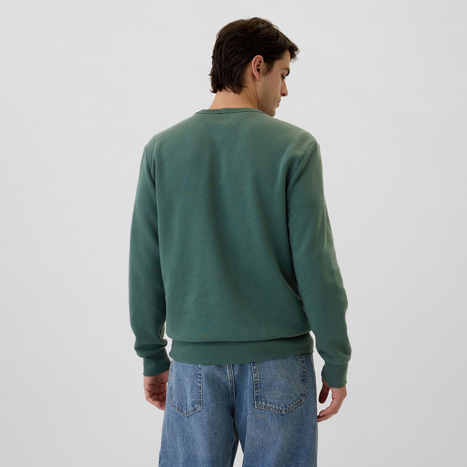 Mikina GAP Fleece Sweatshirt Moores Green Zelené | 542214-04, 1