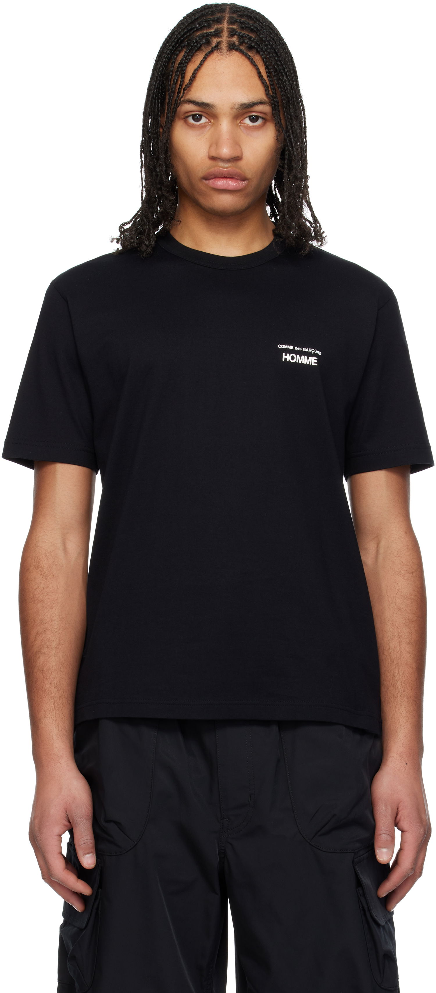 Tričko Comme des Garçons Homme Logo T-Shirt Čierna | HO-T101-051, 0