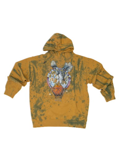 Mikina MARKET Dunking Eagle Tie-Dye Hoodie Oranžová | 397000376