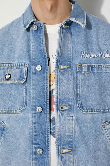 Bunda Human Made Denim Jacket Modrá | HM27JK016, 6