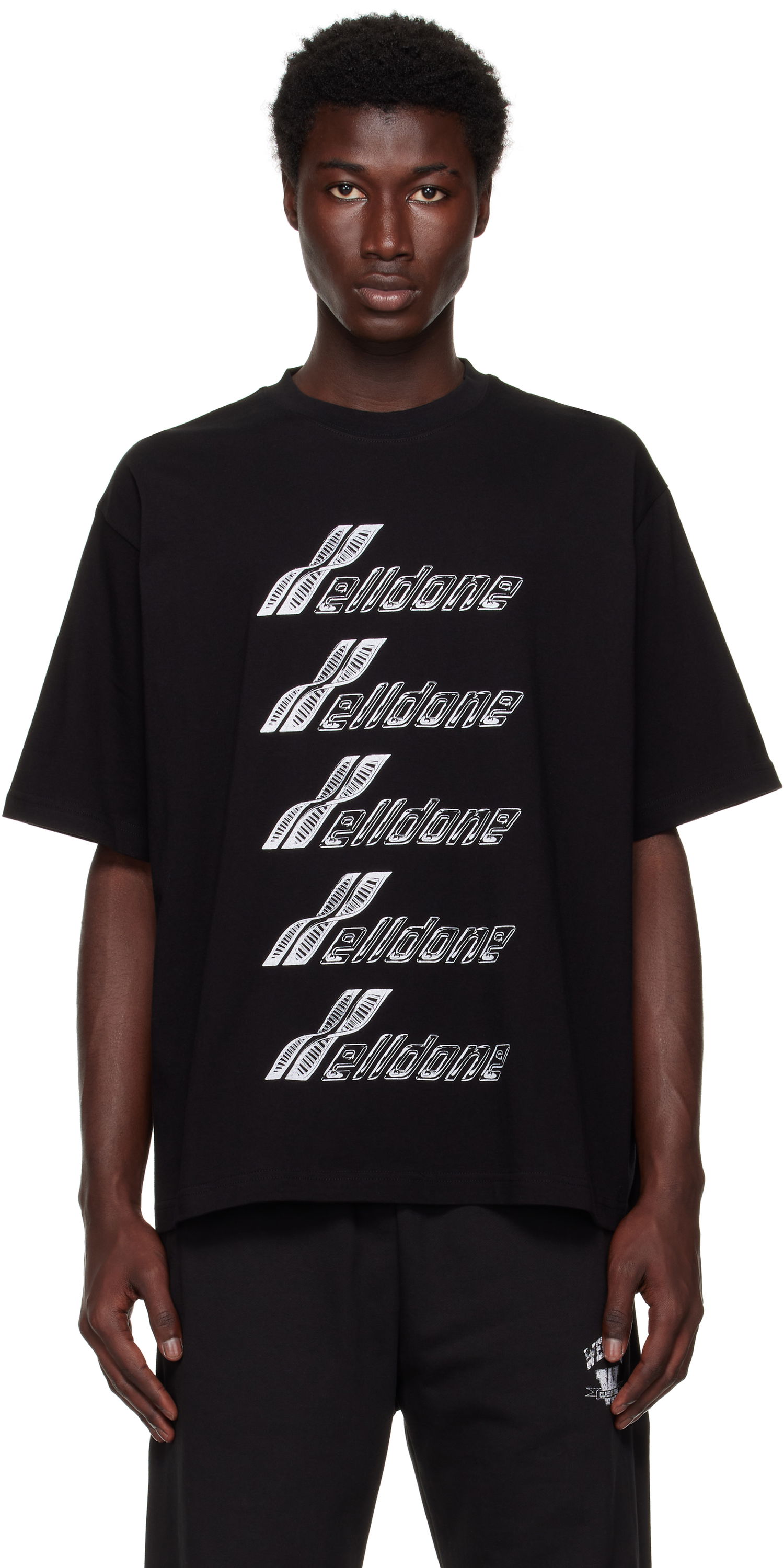 Tričko We11done We11done Se11done DNA T-Shirt Čierna | WD-TT2-25-756-U-BK, 0