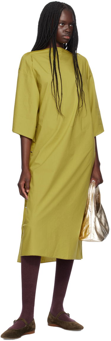 Šaty Baserange Midi Dress Zelené | DRNE-CP-AU24, 3