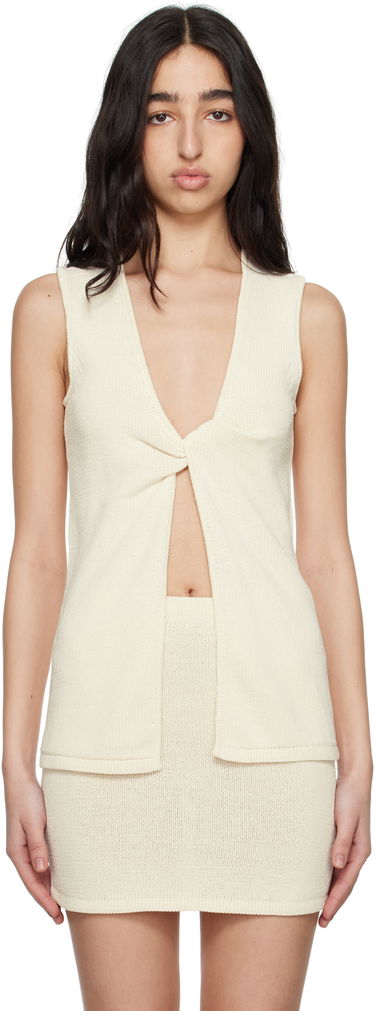 Sukňa BEC + BRIDGE BEC + BRIDGE Milla Twist Knit Tank Top Béžová | A25-21701, 0