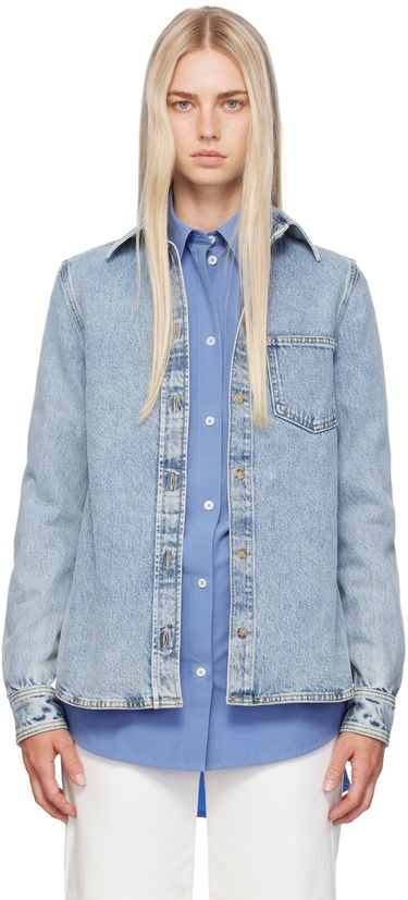Košeľa TOTEME Petite Denim Shirt Modrá | 243-WRT0330-FB0045, 0