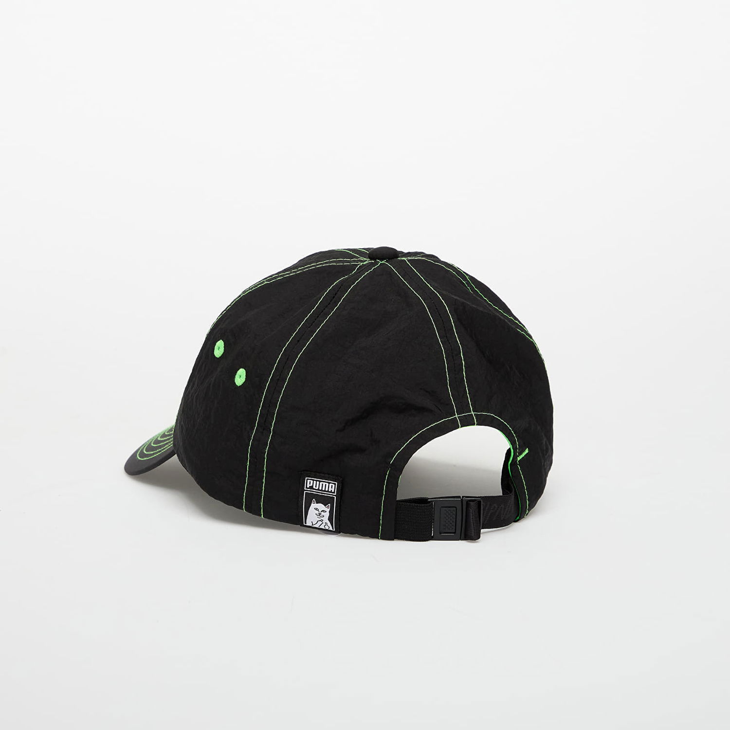 Šiltovka Puma Puma x RIPNDIP Dad Cap with Embroidered Logo and Contrast Stitching Čierna | 2659501, 1