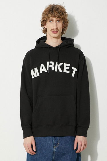 Mikina MARKET Hoodie Čierna | 397000580, 0