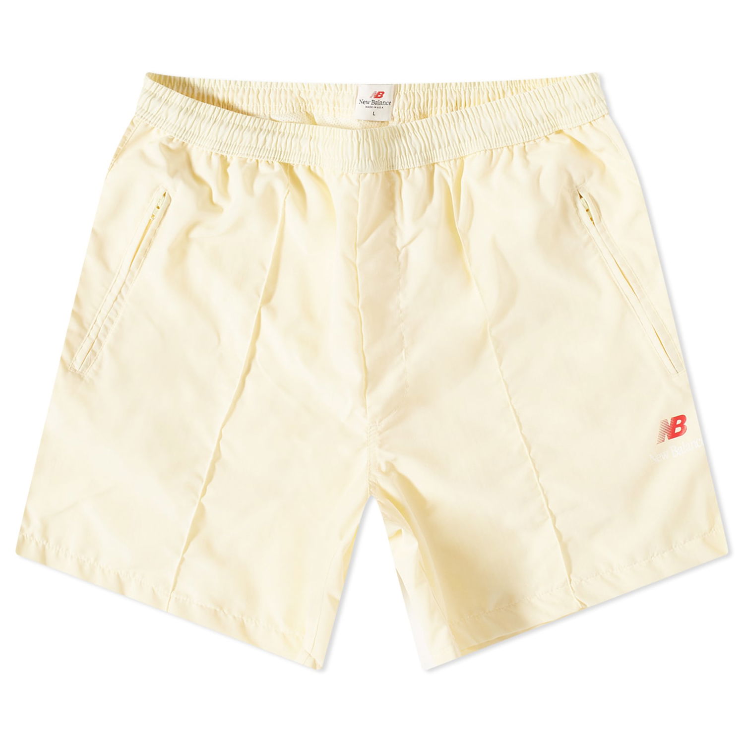 Šortky New Balance Made in USA Pintuck Short Béžová | MS31541-DGL, 0