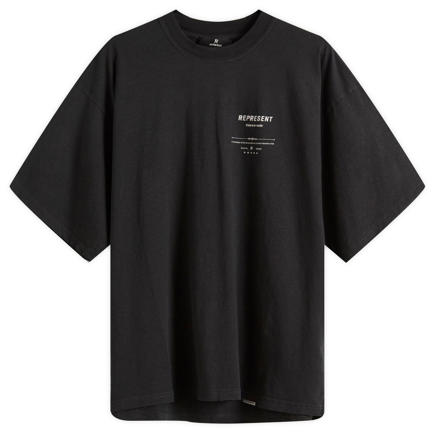 Tričko Represent Clo Revere Manor T-Shirt, Size X-Small Čierna | MLM100286-04, 0