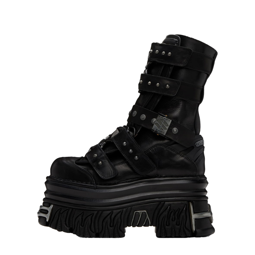 Tenisky a topánky VETEMENTS New Rock Edition Gamer Boots Čierna | UA65BO100B