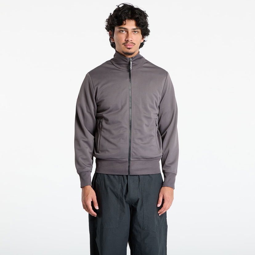 Bunda Palm Angels Palm Angels Back Curved Logo Track Jacket Šedá | PMBD089F25FAB0020703