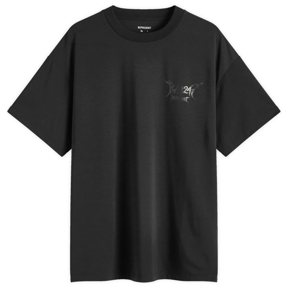 Tričko Represent Clo Represent 247 Oversized T-Shirt, Size Large Čierna | 247M4146-01, 0