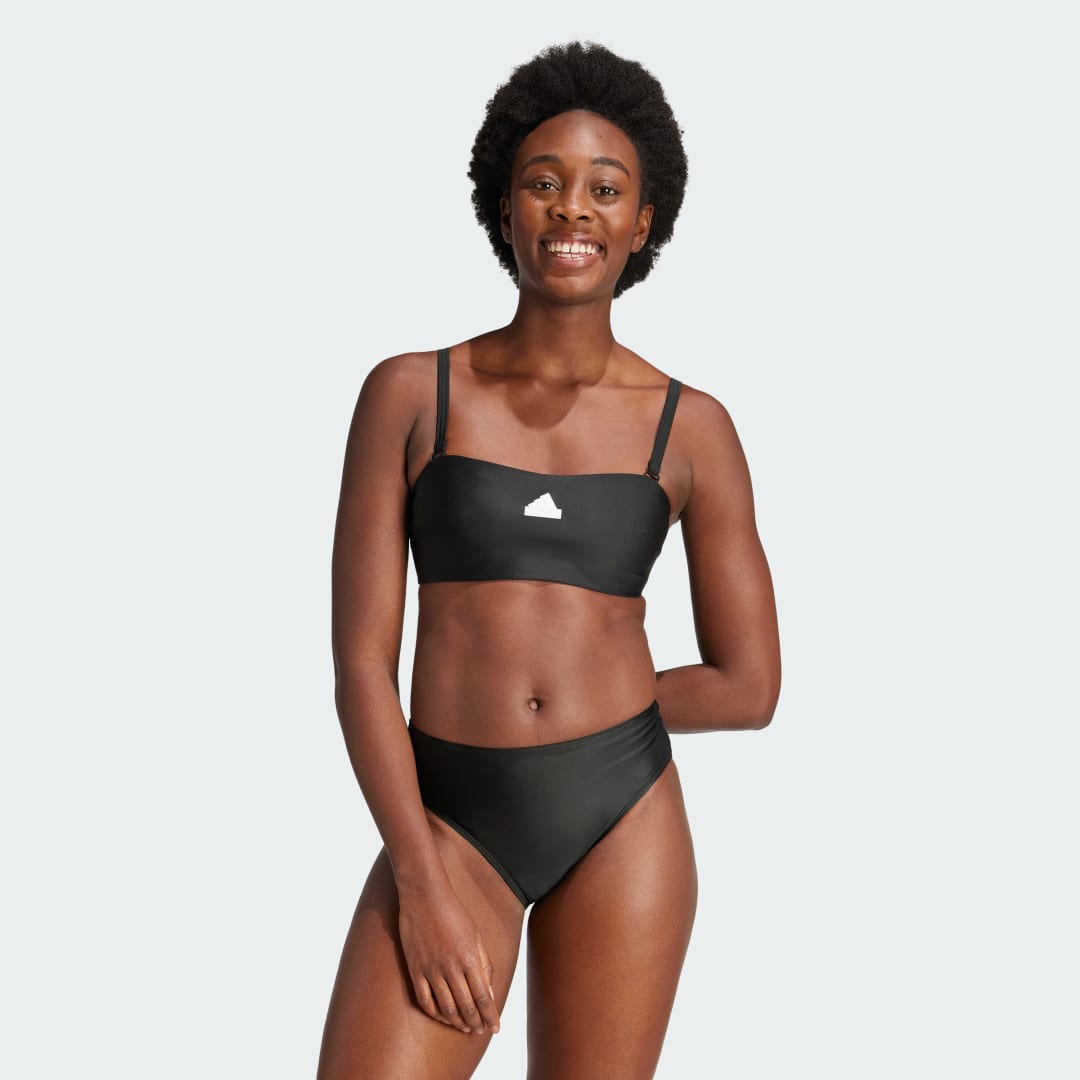 Plavky adidas Performance Swimsuit Top Bandeau Čierna | IT8583, 0