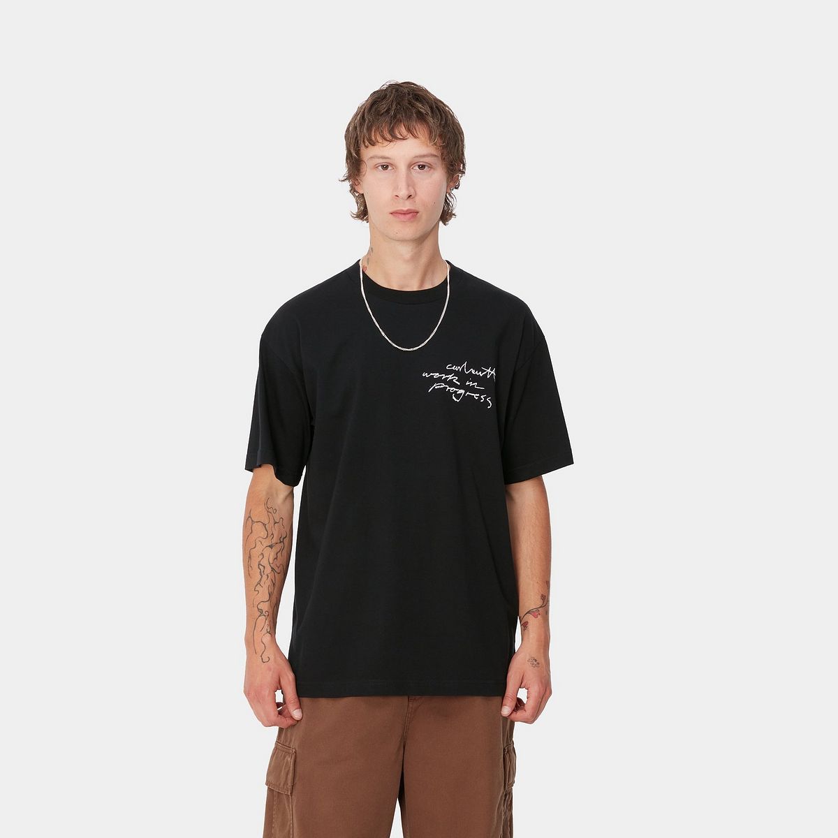 Tričko Carhartt WIP Pencil Graphic Print Relaxed Fit T-Shirt Čierna | I033960_9, 0