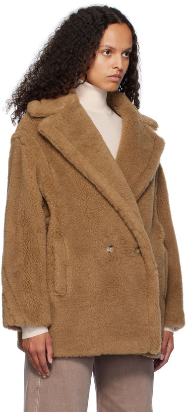Kabáty Max Mara Max Mara Dramma Teddy Coat Hnedá | 2421086072600 MM10739, 1