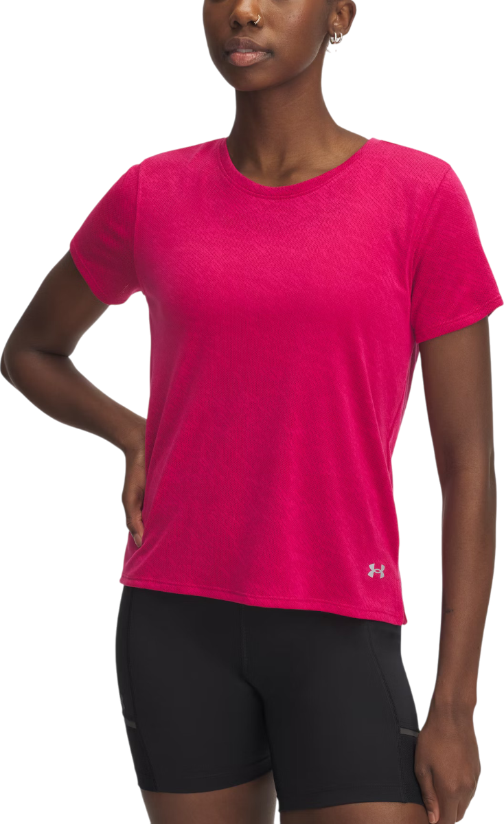 Tričko Under Armour Under Armour UA Launch Camo Short Sleeve T-Shirt Ružová | 1386337-681, 0