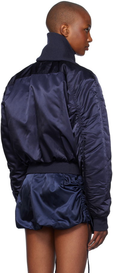 Bomber bunda Ottolinger Ottolinger Scarf Bomber Jacket Navy | 1090604221, 2