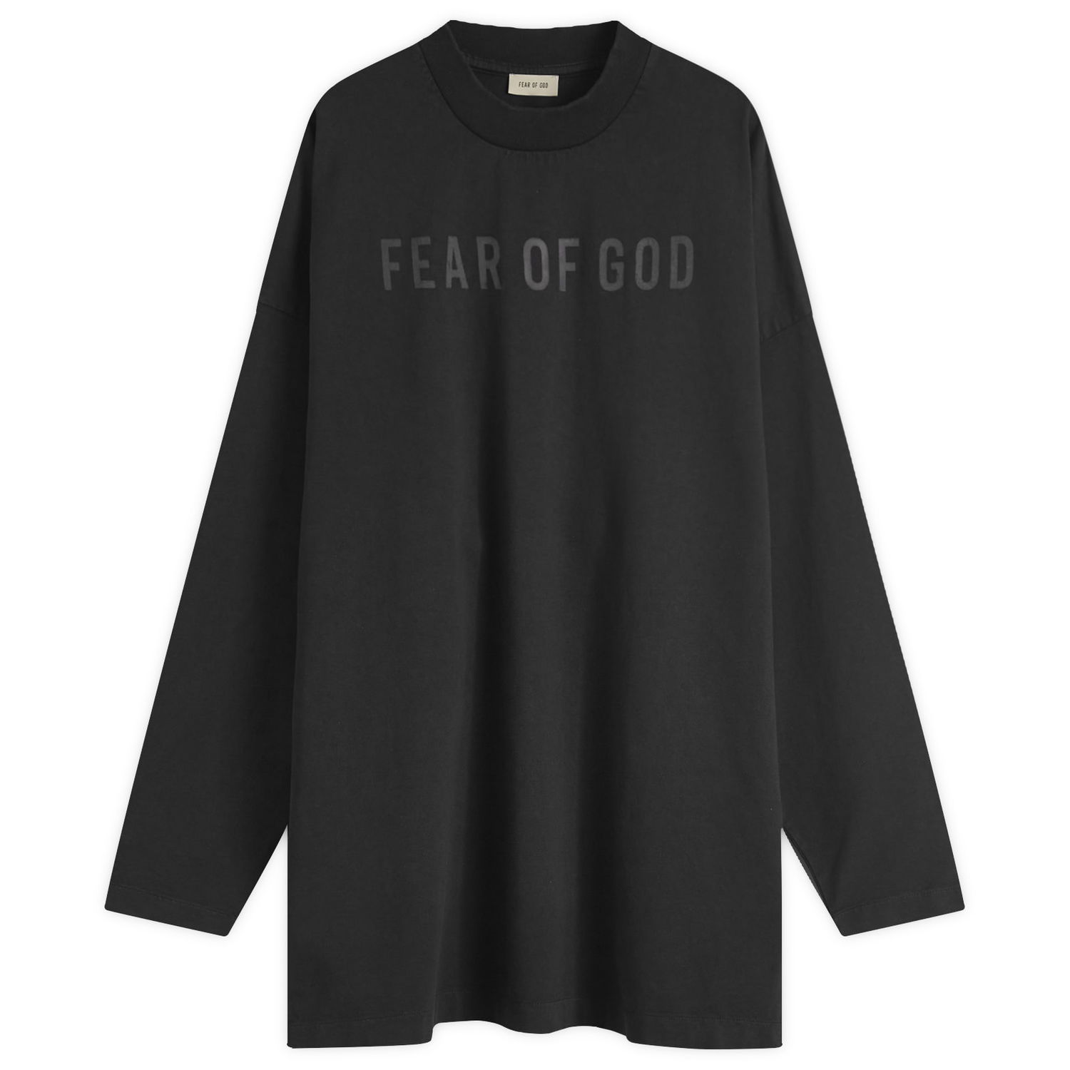 Tričko Fear of God Long Sleeve Thunderbird Logo T-Shirt Čierna | FG24FW50-10175EGHWJ-001, 0