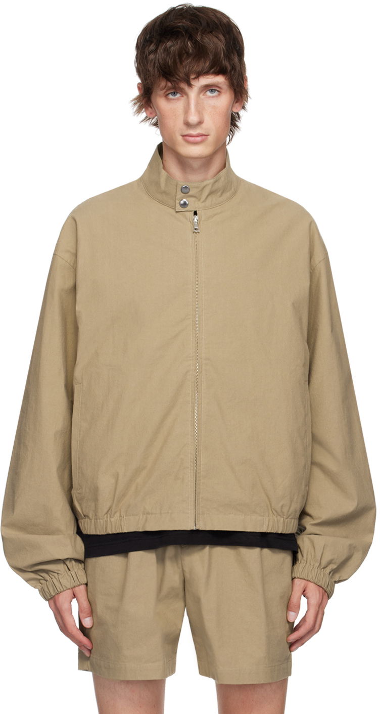 Bunda John Elliott Beige Cotton Harrington Jacket Béžová | H298G109262S