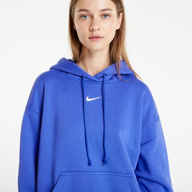Mikina Nike Phoenix Fleece Oversized Pullover Hoodie Modrá | DQ5860-430, 2