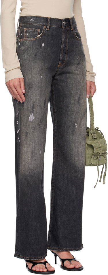Džínsy Acne Studios Acne Studios Loose Fit Jeans Šedá | A00513-, 4