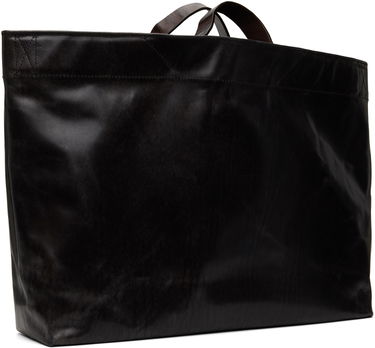 Tote bag OUR LEGACY Our Legacy Oblong Leather Tote Čierna | A2258TV, 2