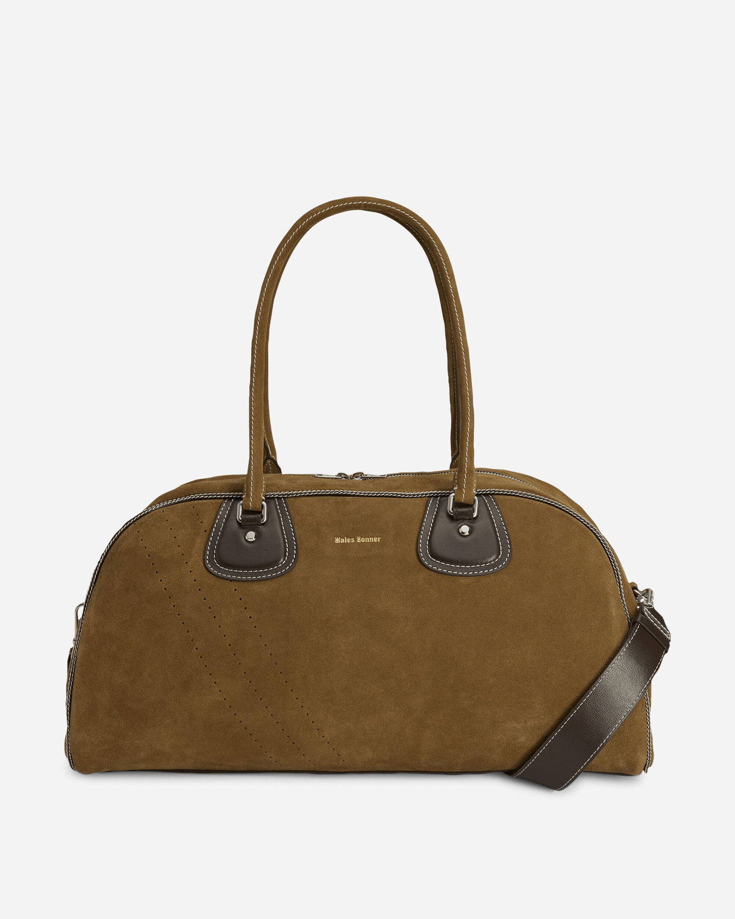 Cestovná taška adidas Originals Wales Bonner Bowling Suede Large Bag Hnedá | JM8892, 0