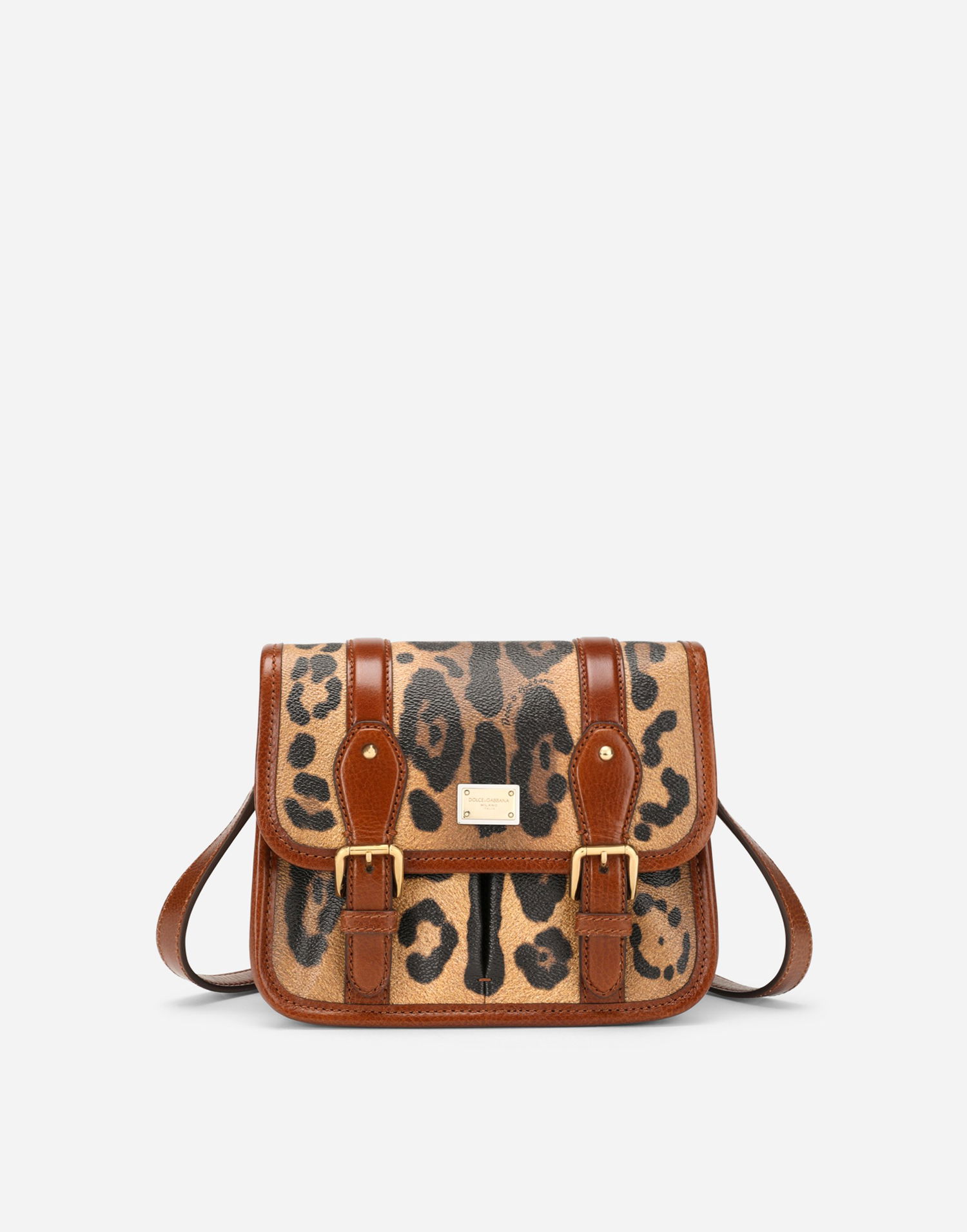Taška cez rameno Dolce & Gabbana Small Messenger Bag With Branded Plate Rôznofarebný | BB6933AW384HYNBM, 0