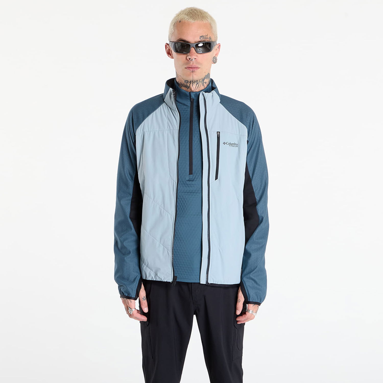 Bunda Columbia Columbia Arctic Crest™ Hybrid Full Zip Jacket Modrá | 2136971461, 0