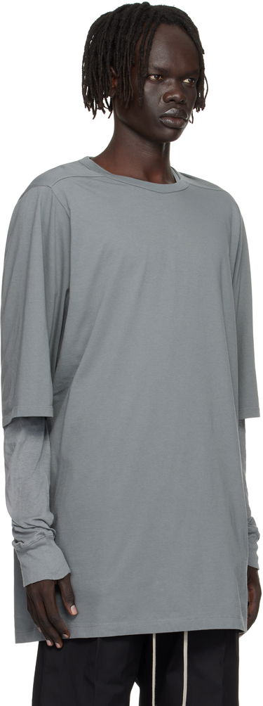 Tričko Rick Owens Rick Owens Concordians Level Long Sleeve T-Shirt Biela | RU02E1266 UC, 4