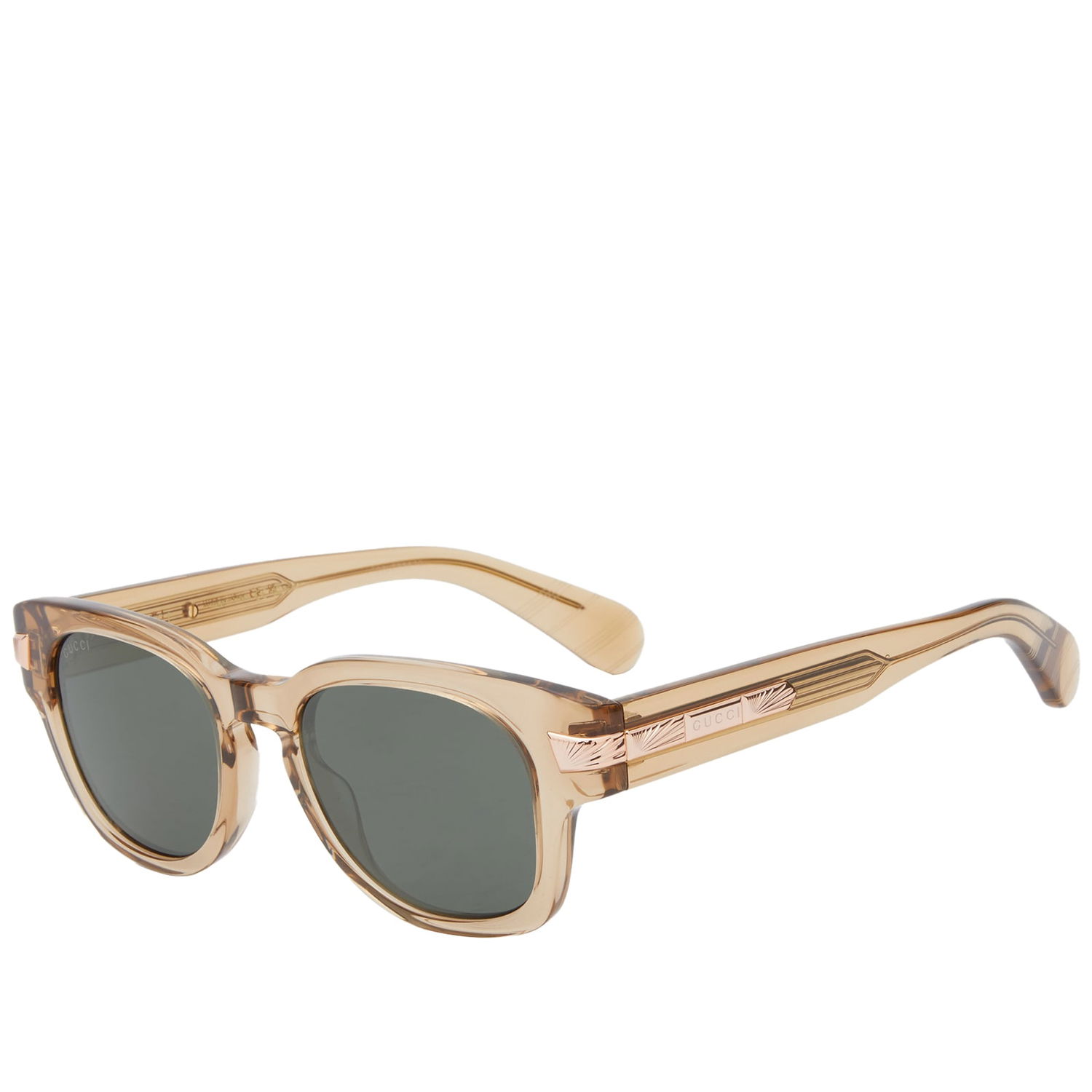 Slnečné okuliare Gucci Men's New York 30s Sunglasses Brown/Grey Béžová | GG1518S-004, 0