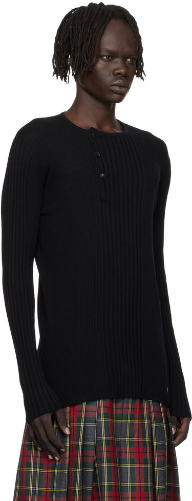Sveter Vivienne Westwood Vivienne Westwood Tegan Henley Knit Top Béžová | 2701002N-Y003M-, 4