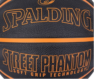 Športový doplnok Spalding Basketball Street Phantom Outdoor Soft Grip Technology Čierna | 84383z-blackorange, 2