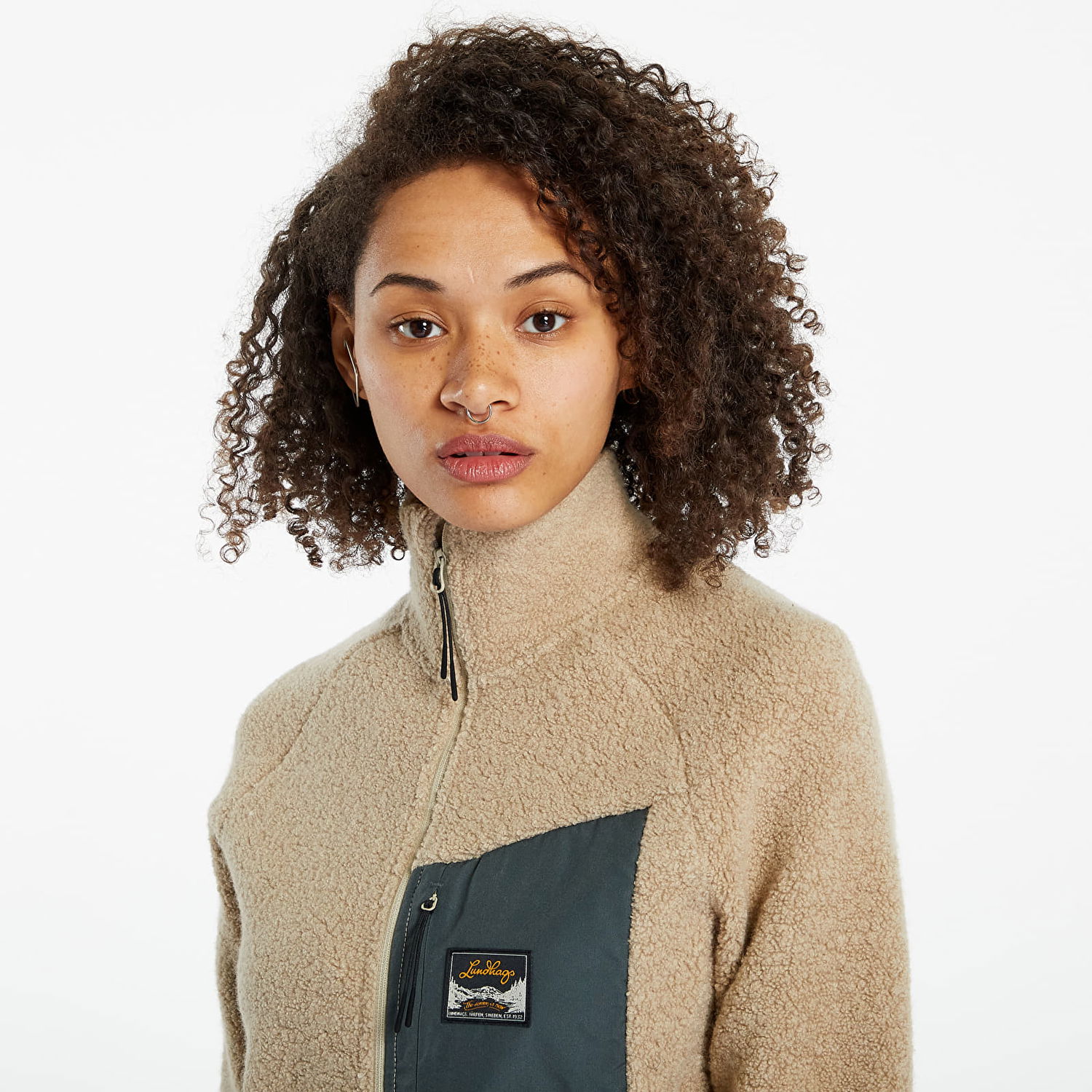 Bunda Lundhags Flok Pile Wool Fleece Jacket Béžová | 1123100-730, 1