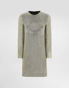 Crystal Mesh Short Dress