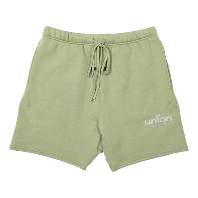 Šortky Fear of God Fear of God Essentials x Union LA Vintage Shorts Zelené | FOG-FW21-087
