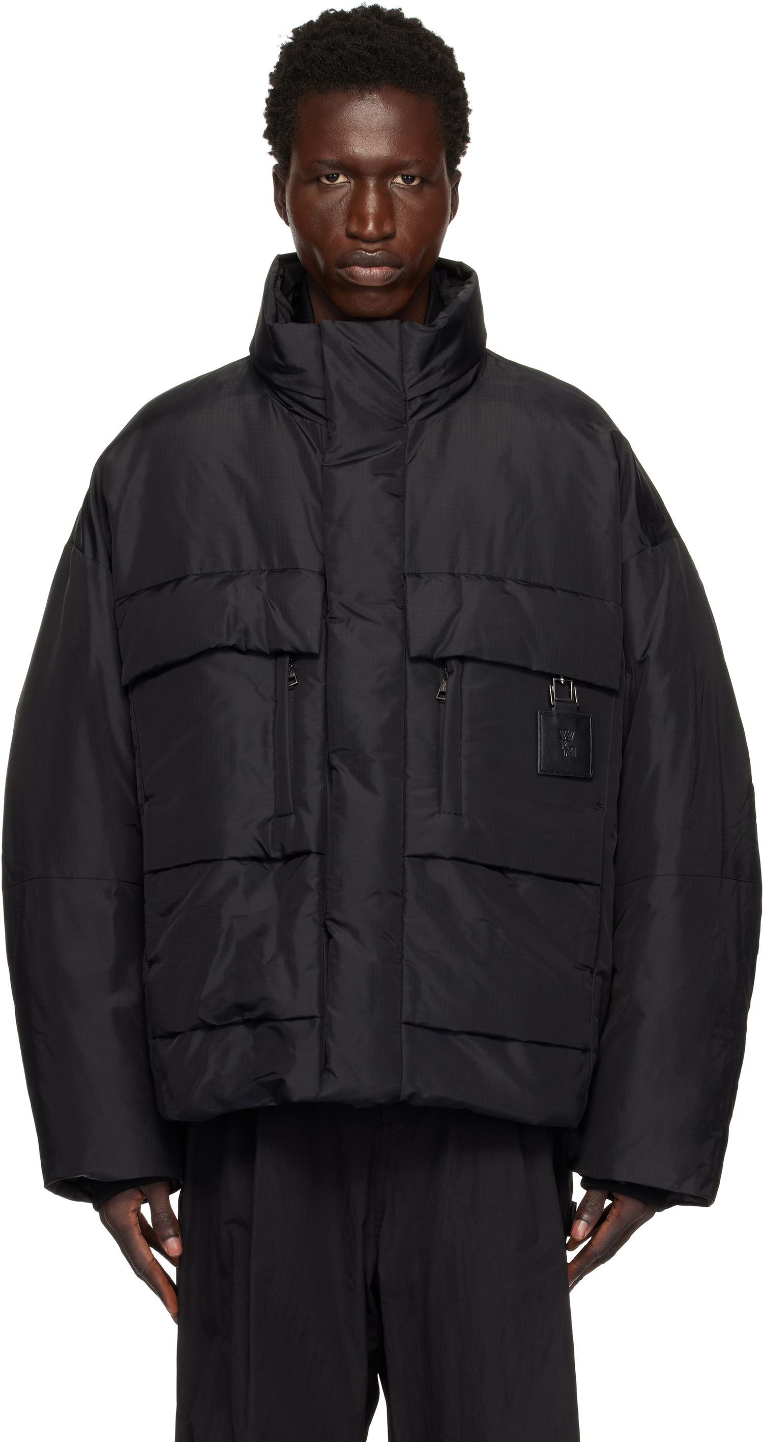 Prešívaná bunda WOOYOUNGMI WOOYOUNGMI Goose Down Puffer Jacket Čierna | W243DN01, 0