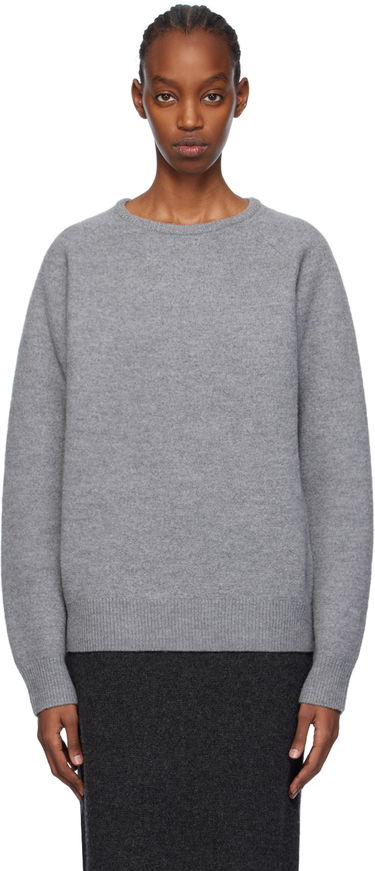 Sveter TOTEME Crewneck Relaxed-Fit Sweater Šedá | 241-WRT1033-YA0011, 0