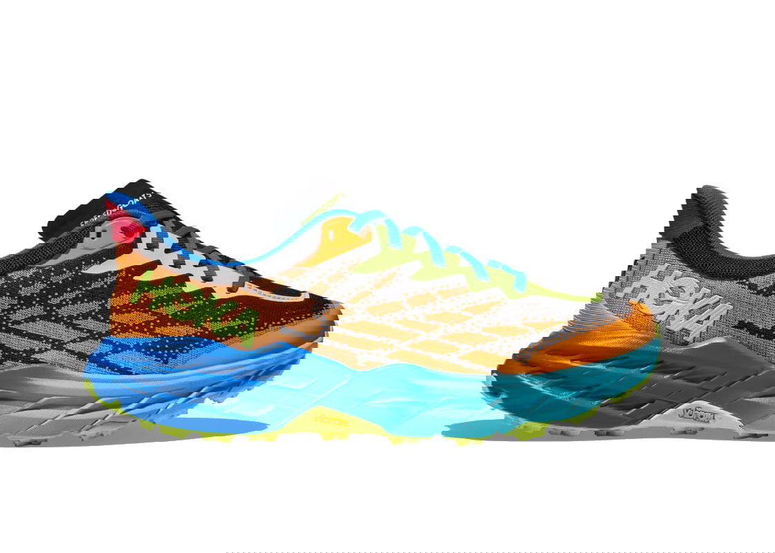 Tenisky a topánky Hoka One One Speedgoat 5 Solar Flare Diva Blue Rôznofarebný | 1123157-SDV, 0