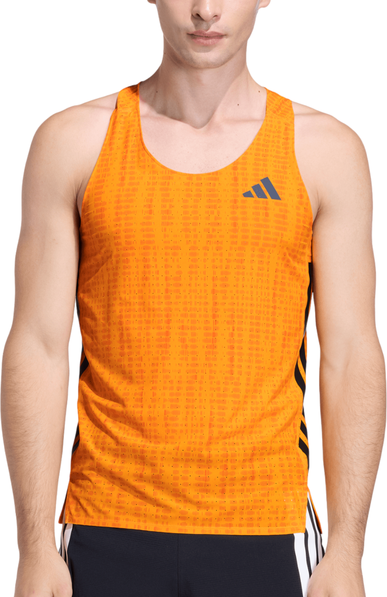 Tielko adidas Originals Adizero Running Tank Top Oranžová | kc7923, 0