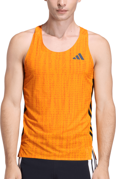 Tielko adidas Originals Adizero Running Tank Top Oranžová | kc7923, 0