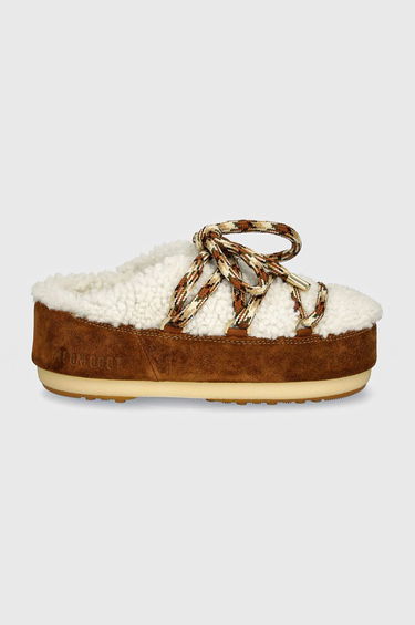 Tenisky a topánky Moon Boot MB MULE SHEARLING Slippers Hnedá | 80D1460240.MA03, 1