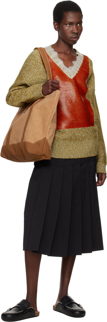 Tote bag JW Anderson JW Anderson Canvas Tote Hnedá | HB0498-FA0331, 3