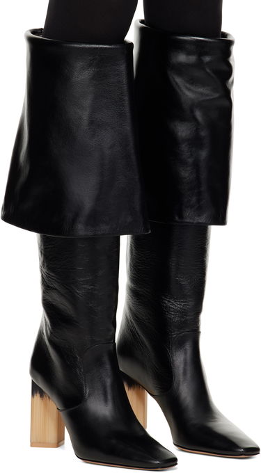 Šaty CHLOÉ Chloé Georgia Heeled Tall Boots Čierna | CHC25S07YQJ, 3