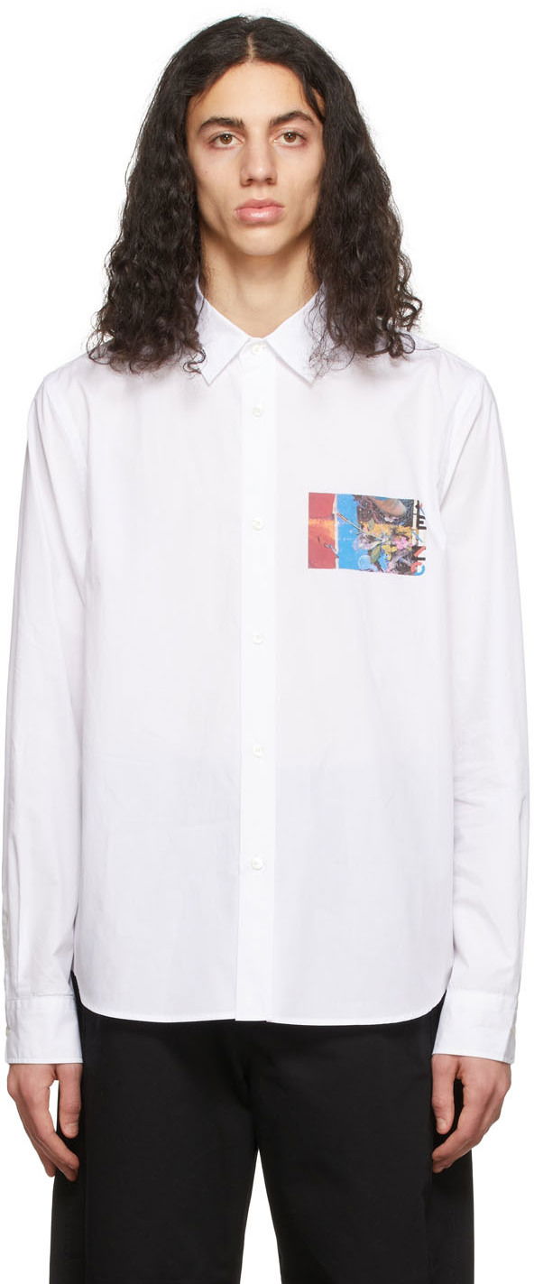 Košeľa KENZO Poplin Casual Shirt Biela | FC55CH4035DE, 0