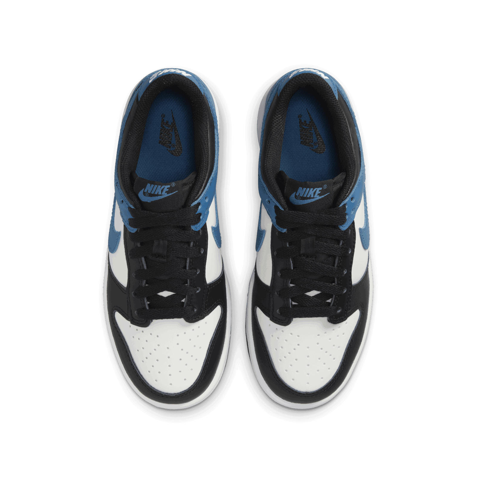 Dunk Low White Blue Black