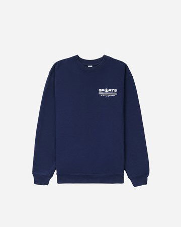 Mikina Sporty & Rich Sports Crewneck Navy | CR492NA, 0