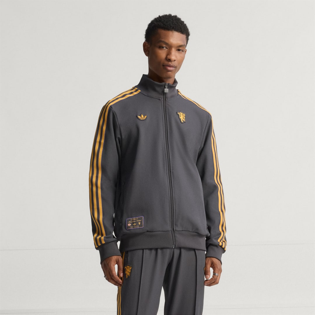 Súprava adidas Performance Manchester United Terrace Icons Track Top Šedá | JN2816, 0