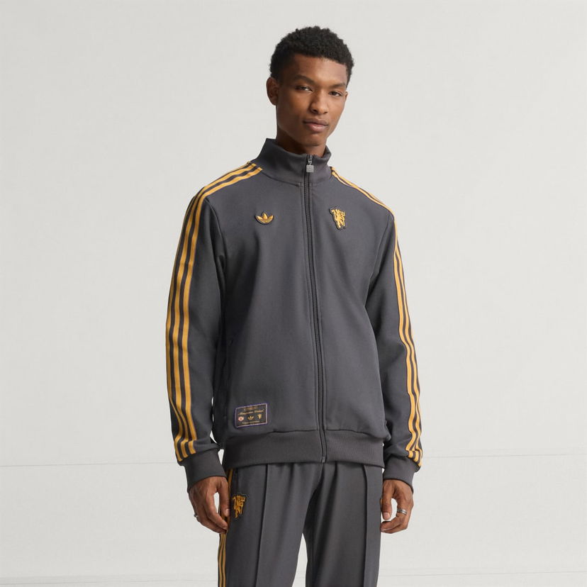 Súprava adidas Performance Manchester United Terrace Icons Track Top Šedá | JN2816