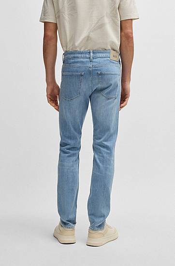 Džínsy BOSS Delaware Slim-Fit Jeans Modrá | 50540483, 1