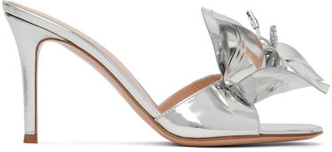 Tenisky a topánky Gianvito Rossi Flower Heeled Sandals Metalická | G15360.85RIC.MET, 0
